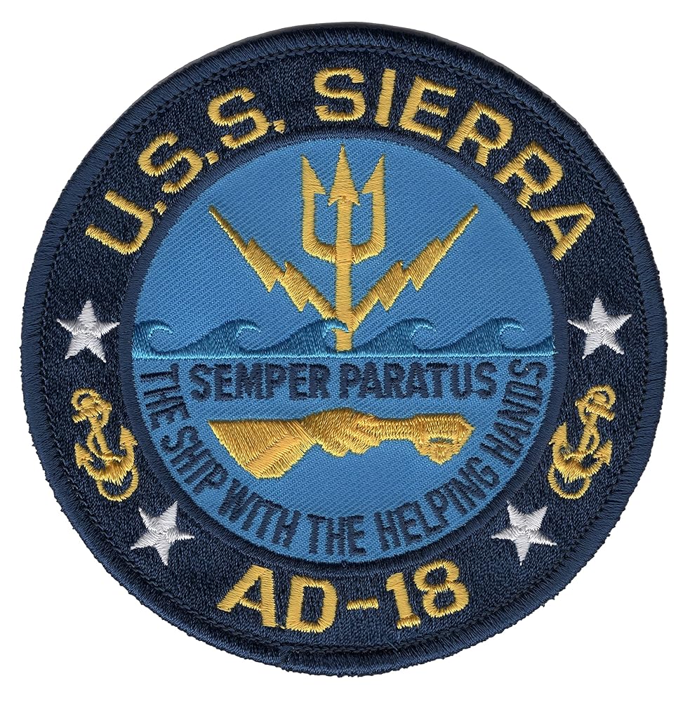 【LP】The Badge Amazon.com: USS Sierra AD-18 Destroyer Tender Ship Patch